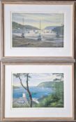 Nicholas Lewis (Westcountry Artist, 1960-), pair of limited edition prints, to include 'Evening
