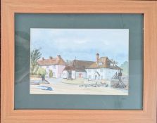 Joy Stammers (founding member of St Mark's Overseas Aid Trust), watercolour 'Itchenor', framed