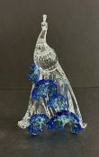 Swarovski Crystal Glass, 2015 Annual Edition - Companion piece - White Peacock , boxed.