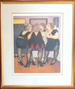 Beryl Cook O.B.E. (British, 1926-2008) limited edition print 'Getting Ready'