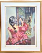 Robert Lenkiewicz (1941-2002), limited edition print 'The Painter with Anna - Rear View
