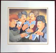 Beryl Cook O.B.E. (British, 1926-2008) limited edition print 'A Full House'