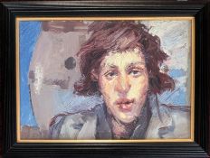 Robert Lenkiewicz (1941-2002), oil on board, 'Flower Pot'