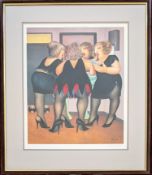 Beryl Cook O.B.E. (British, 1926-2008) limited edition print 'Getting Ready'