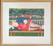 Beryl Cook O.B.E. (British, 1926-2008) limited edition print 'Bryant Park'
