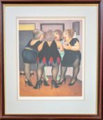 Beryl Cook O.B.E. (British, 1926-2008) limited edition print 'Getting Ready'