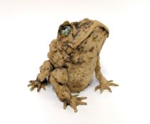 Stephen Thompson (b.1955), original frog sculpture, height 24cm, has one broken toe.
