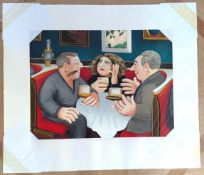 Beryl Cook O.B.E. (British, 1926-2008) limited edition print 'Russian Tea Room'