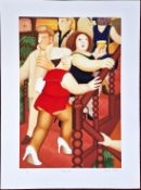Beryl Cook O.B.E. (British, 1926-2008) limited edition print 'Staircase'