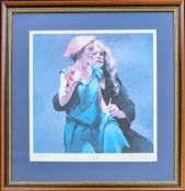 Robert Lenkiewicz (1941-2002), limited edition print 'Bella with the Painter'