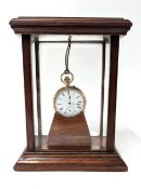 An 18ct gold open face keyless pocket watch, the movement signed G. Bartlett, Fore Street Devonport