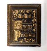 An 1873 illuminate manuscript, 'The Book of Gracious Promises', illuminated by R.F. Bright.