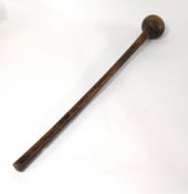 An African knobkerrie, length approx. 68cm.