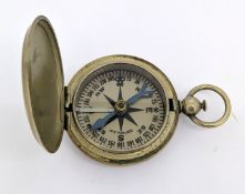 Wittnauer, a vintage US Military compass, compass dial marked Wittnauer, outside of case marked