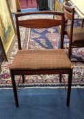 A set of four McIntosh chairs, three of the chairs with label 'MC Chair No 9513'