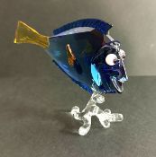 Swarovski Crystal Glass, Disney Finding Nemo - Dory, boxed (no outer box).