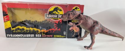 A 1993 Jurassic Park Electronic Tyrannosaurus Rex, JP.09 61015 191, boxed (untested).