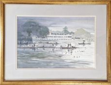 Alwyn Crawshaw (1934-2025), watercolour, 'Sunshine on Lake Windermere', signed lower right, framed
