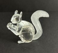 Swarovski Crystal Glass, 10th Anniversary Edition - The Squirrell, boxed.