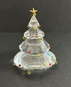 Swarovski Crystal Glass, Christmas Tree, boxed.
