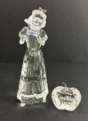 Swarovski Crystal Glass, Disney - Snow White and plaque, boxed.