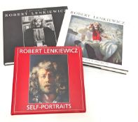 Robert Lenkiewicz (1941-2002) three books including 'Self Portraits', Paintings & Projects' and