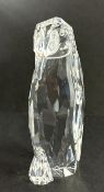Swarovski Crystal Glass, Penguin Mother & Baby, boxed.