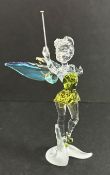 Swarovski Crystal Glass, Disney - Tinker Bell - Green Dress 2011, boxed.