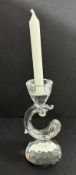 Swarovski Crystal Glass, 121 - Candleholder - Baroque, boxed.