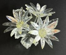 Swarovski Crystal Glass, Flower arrangement Maxi, boxed.