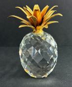 Swarovski Crystal Glass, Pineapple, boxed.