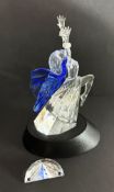 Swarovski Crystal Glass, Magic of the Dance - Isadora 2002 with plaque and stand, all boxed.