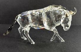 Swarovski Crystal Glass, Gnu, boxed.