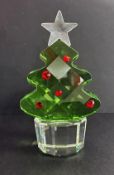 Swarovski Crystal Glass, Felix the Christmas Tree - Large, boxed.