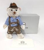 Steiff 'Otto the Oktoberfest' bear, limited edition 1,810 pieces, 2017, with certificate of