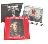 Robert Lenkiewicz (1941-2002) three books including 'Self Portraits', Paintings & Projects' and
