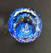 Swarovski Crystal Glass, Lourdes - Paperweight, boxed.