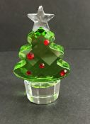 Swarovski Crystal Glass, Felix The Christmas Tree - Medium, boxed (damaged).