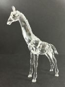 Swarovski Crystal Glass, Giraffe Baby, boxed.