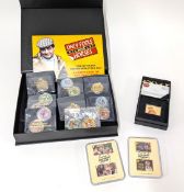 A small collection of Only Fools & Horses to include two Royal Mail stamps, Del Boy stamp replica