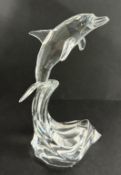Swarovski Crystal Glass, Dolphin Maxi, boxed.