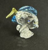 Swarovski Crystal Glass, 2007 Tang Fish Blue, boxed.