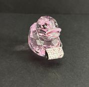 Swarovski Crystal Glass, Happy Duck - Fancy Felicia, boxed.