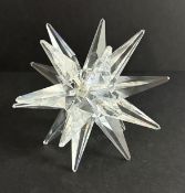 Swarovski Crystal Glass, Star Candleholder - Medium, boxed.
