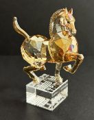 Swarovski Crystal Glass, Chinese Zodiac - Horse - 2014 (1st Generation), boxed.