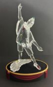 Swarovski Crystal Glass, Masquerade - Pierrot - 1999, with stand, all boxed.