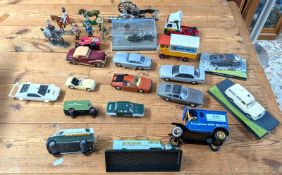 A small collection of play worn models.