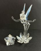 Swarovski Crystal Glass, Disney - Tinker Bell - 2008, boxed.