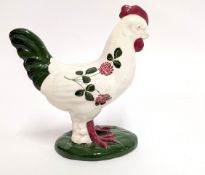 Plichta pottery cockerel, marked Plichta London to base, height 5.5cm.