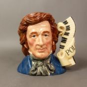 Royal Doulton Character Jug 'Chopin' D7030, H:-18cm